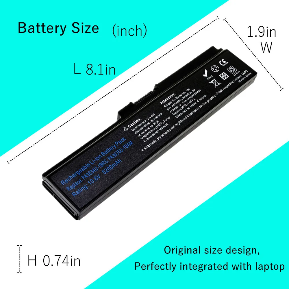 Batería Portátil Toshiba Compatible PABAS228 – Rendimiento Óptimo - imagen 3