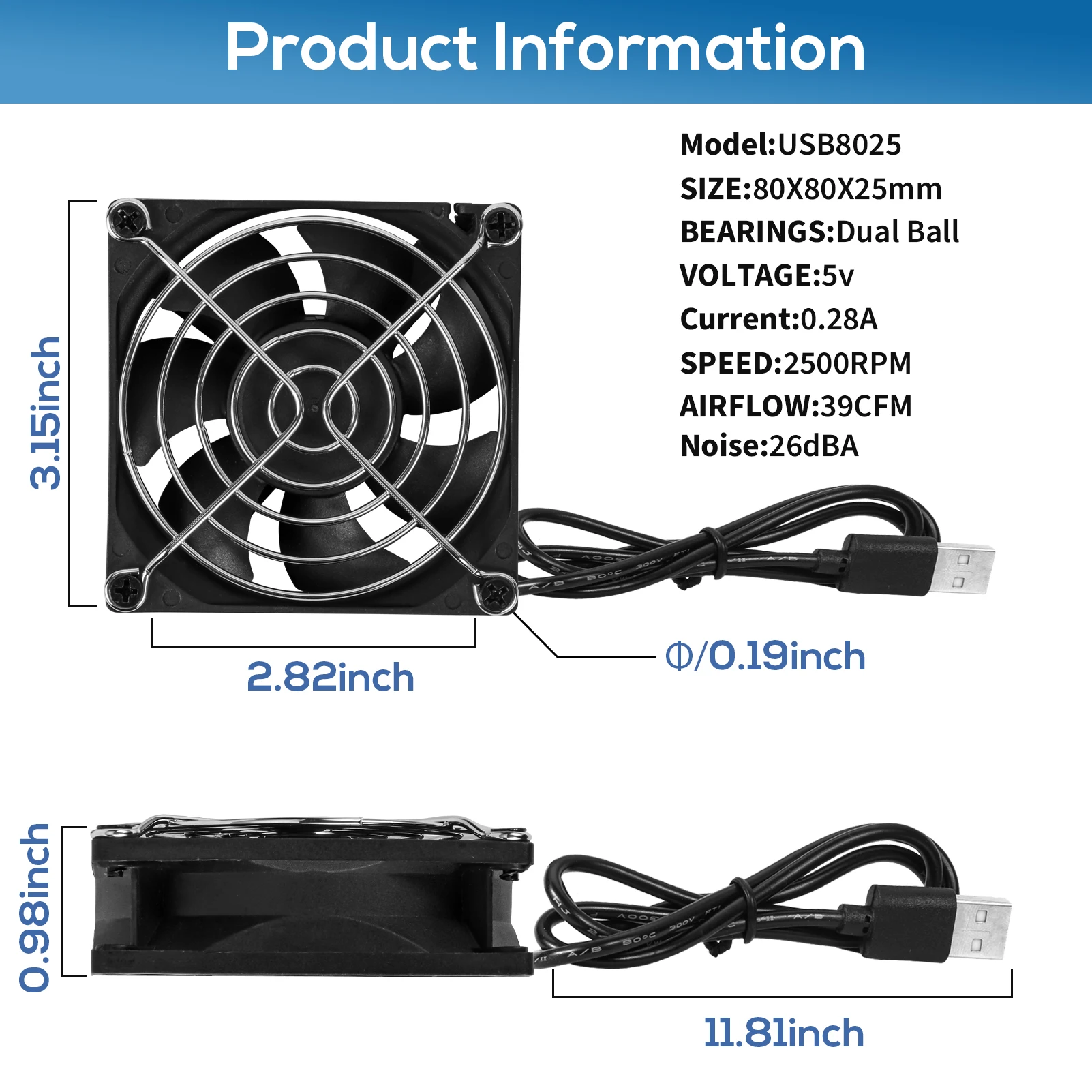 Ventilador SXDOOL conexiones