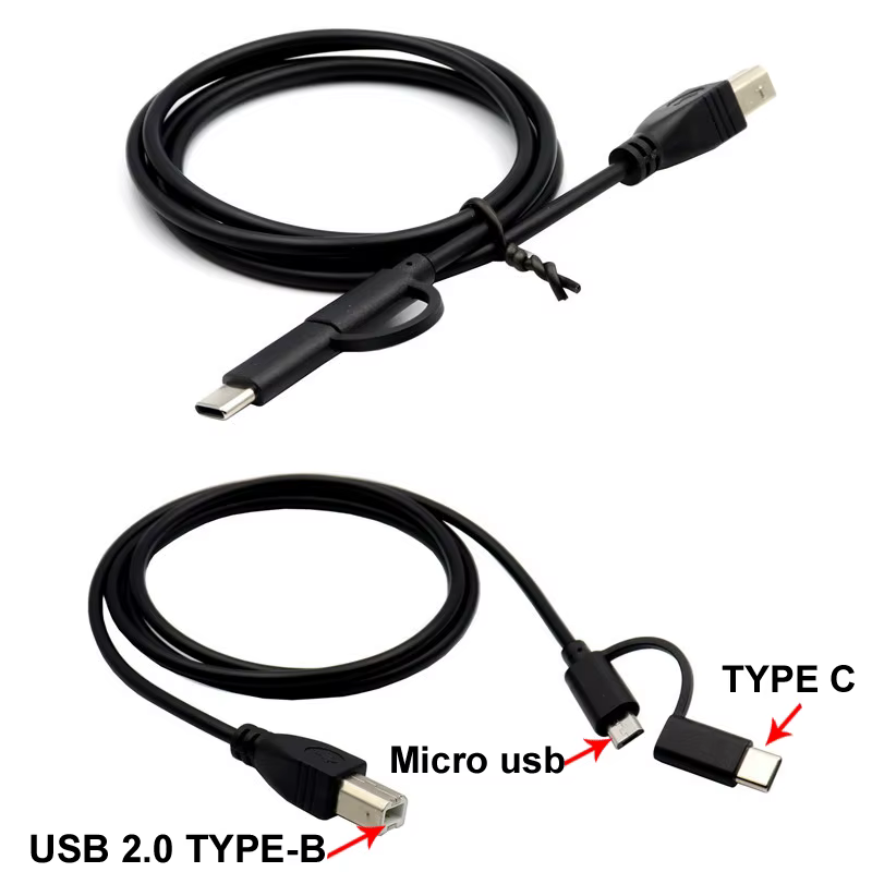 Cables de diferentes longitudes disponibles
