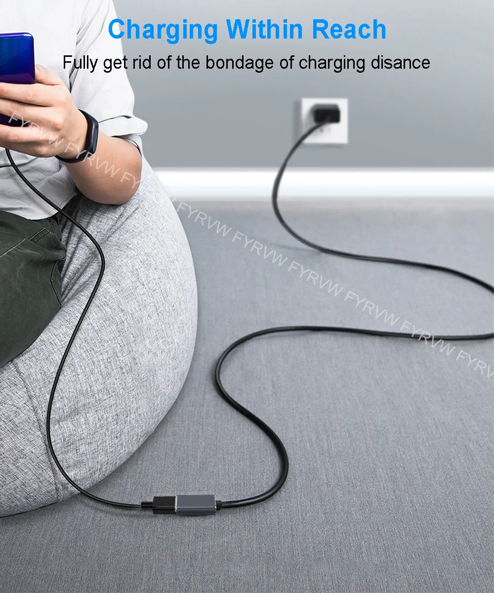 Comparación de longitudes disponibles del cable USB