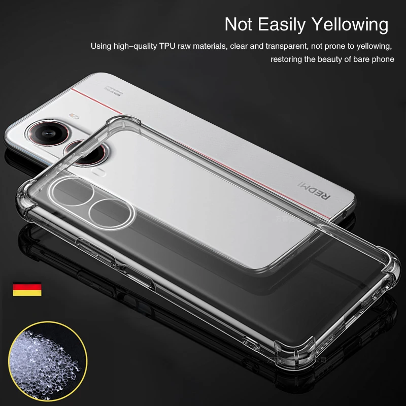 Funda Silicona Xiaomi Poco M7 / X7 Pro Transparente Antigolpes