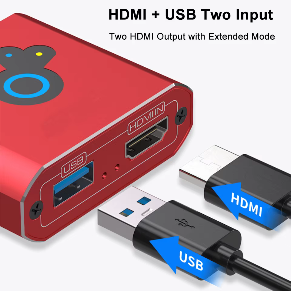 Divisor HDMI USB 3.0 Navceker frontal
