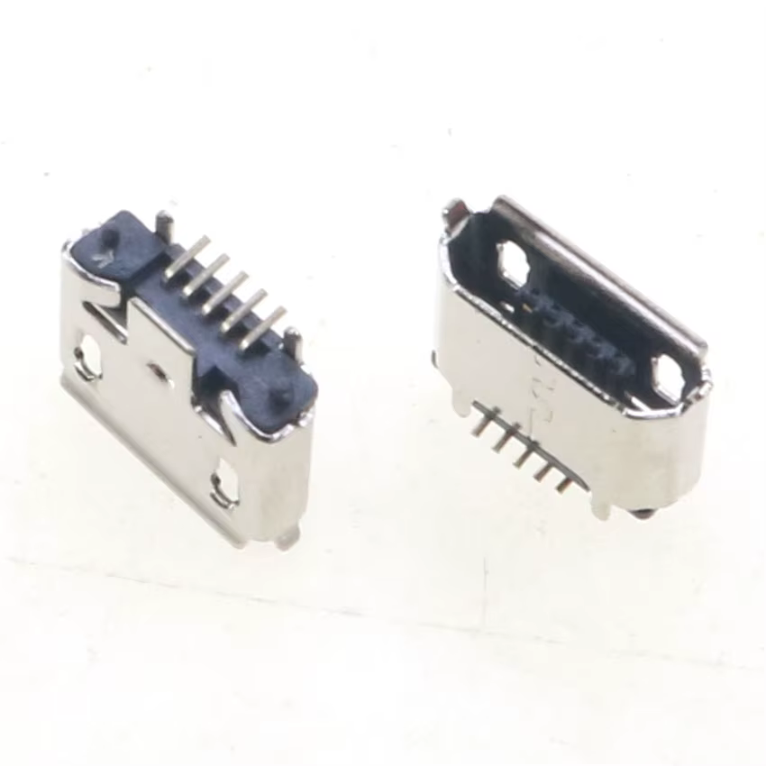 Cltgxdd Conector USB 5P Hembra Vertical 180grados SMT - Antipolvo - imagen 4