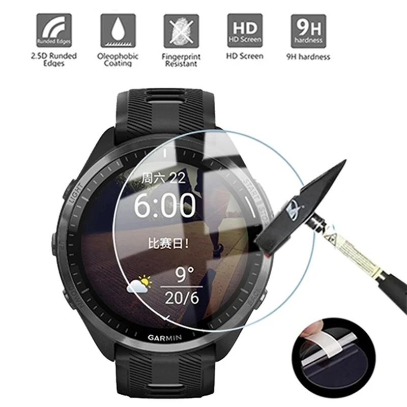 Garmin Forerunner Protector de pantalla Vidrio templado antirrayas - imagen 5