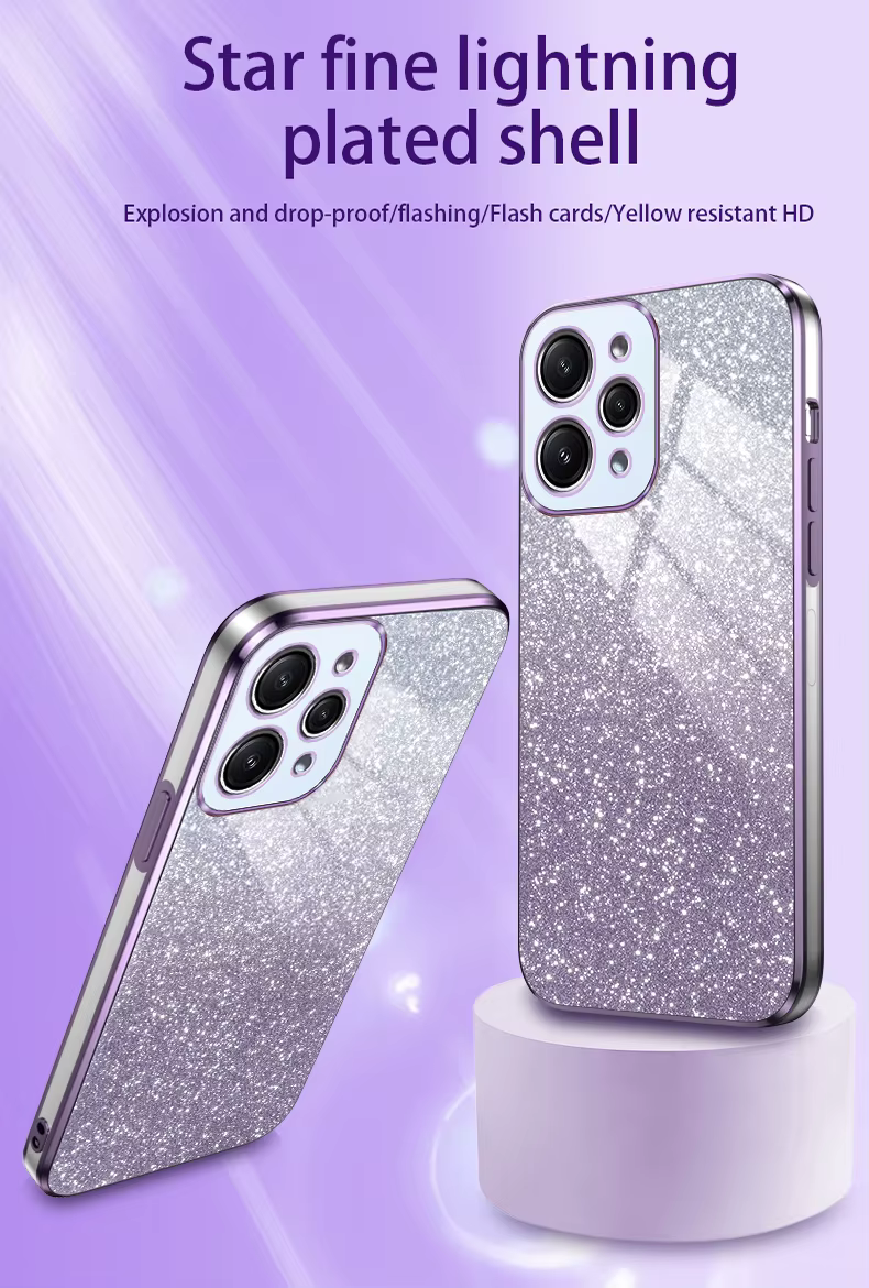 Funda glitter degradado para Redmi 12 5G