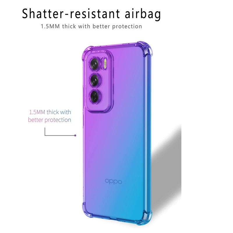 Funda OPPO Reno 12 Pro 5G – TPU Gradiente Antigolpes - imagen 4