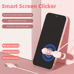 Clicker automático para móvil con velocidad ajustable y pantalla