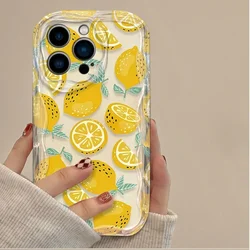 Funda Huawei Honor 90 Lite 5G – Diseño Limón Ondulado 3D