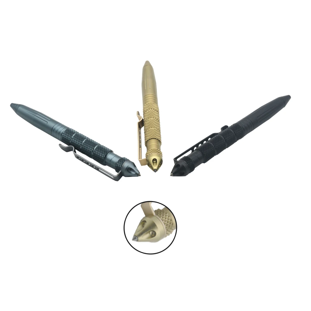 Bolígrafo Táctico de Aluminio Antideslizante con Punta de Tungsteno - imagen 3