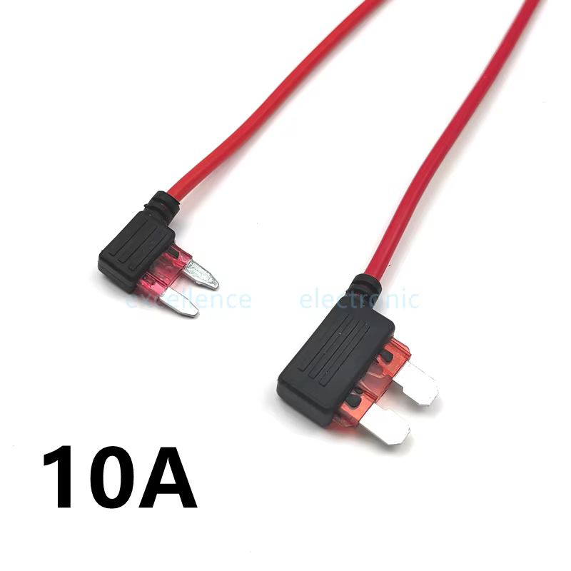 Portafusibles vista frontal con cableado