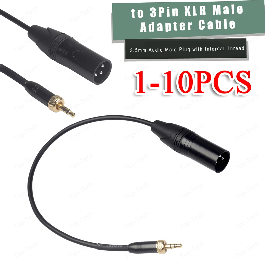 Adaptador XLR Macho a Jack 3.5mm – Micrófono Sennheiser Sony - imagen 3