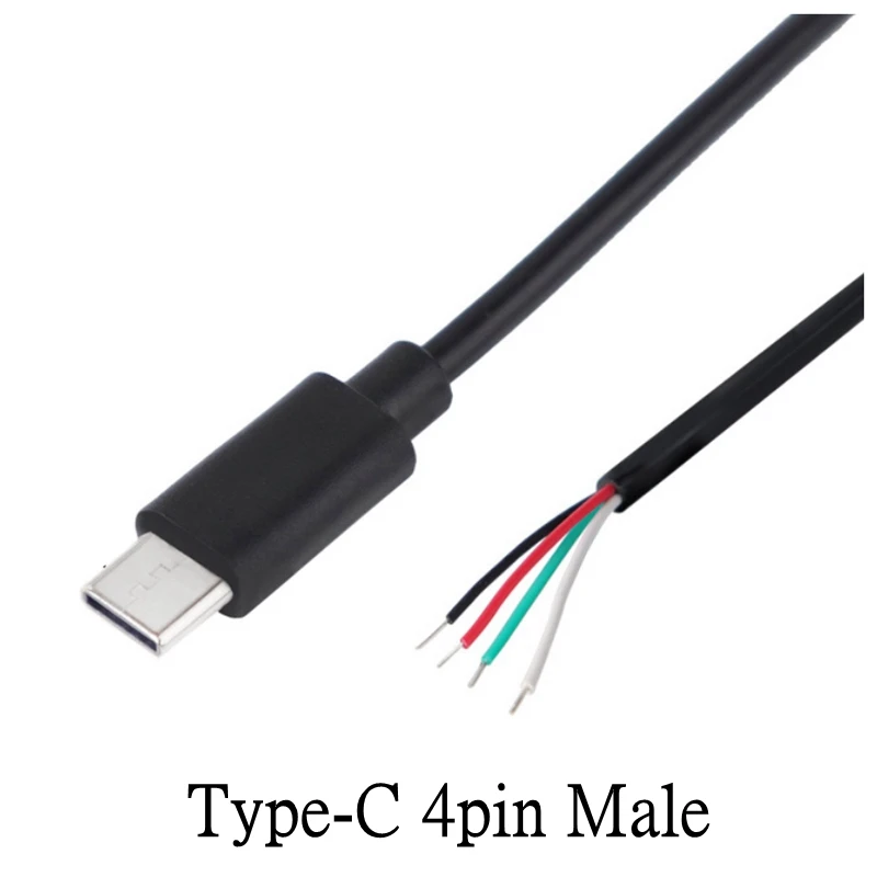 Cable USB-C en-rollamado para proyectos DIY