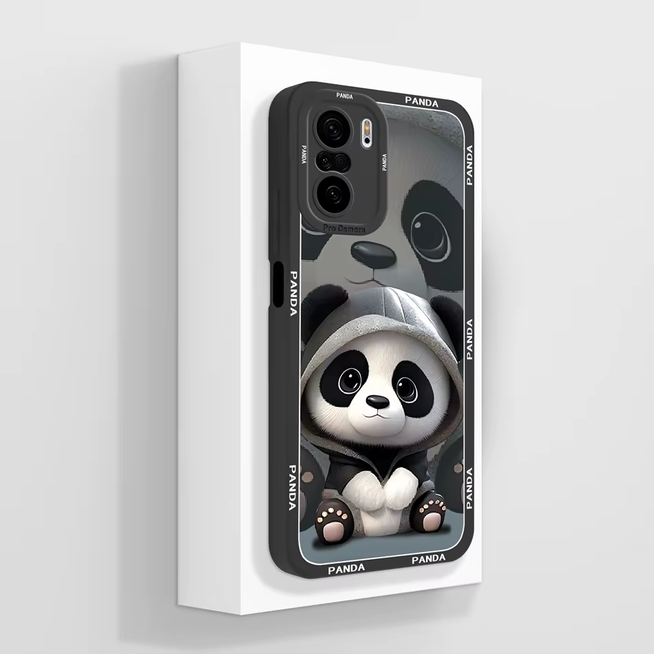 Funda de silicona líquida con diseño artístico para Xiaomi Mi 11i