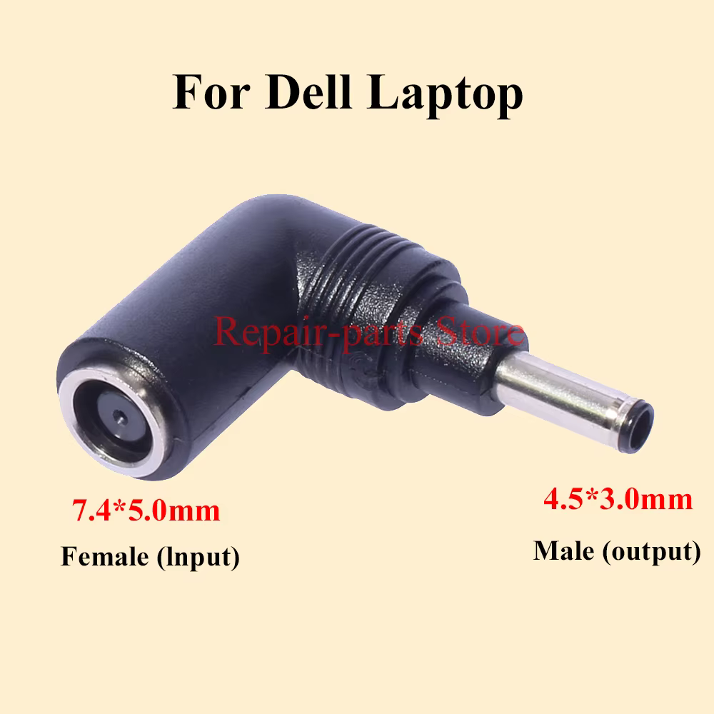 Adaptador DC Jack HP Dell 7,4 x 5,0 a 4,5 x 3,0 mm - imagen 5