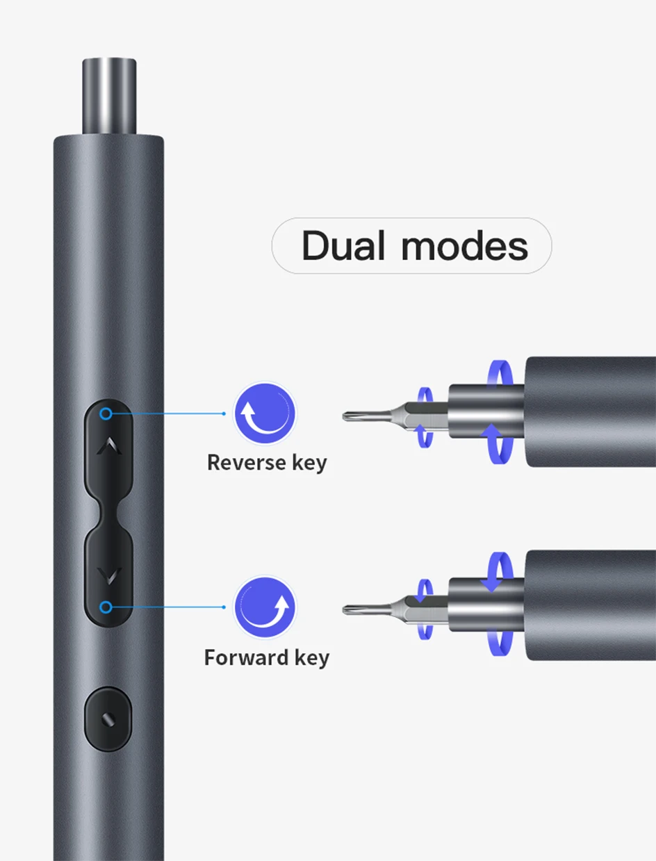 Destornillador eléctrico de precisión UF·TOOLS en uso