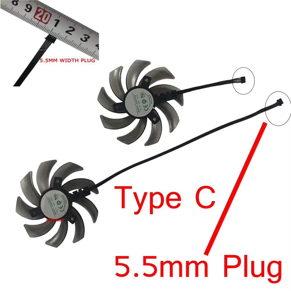 Contenido del paquete: 2 ventiladores de 85mm