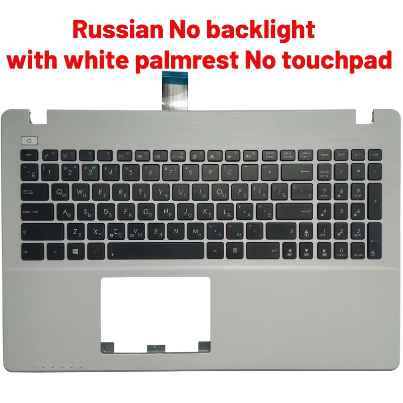 Teclado ASUS X552 acabado plata