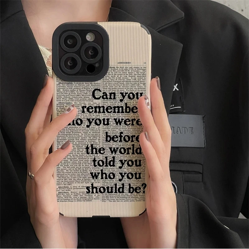 Funda Silicona iPhone con Letras Negras – Carcasa Suave Antigolpes - imagen 3