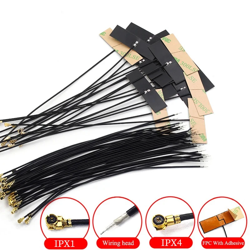 Antena FPC flexible vista frontal