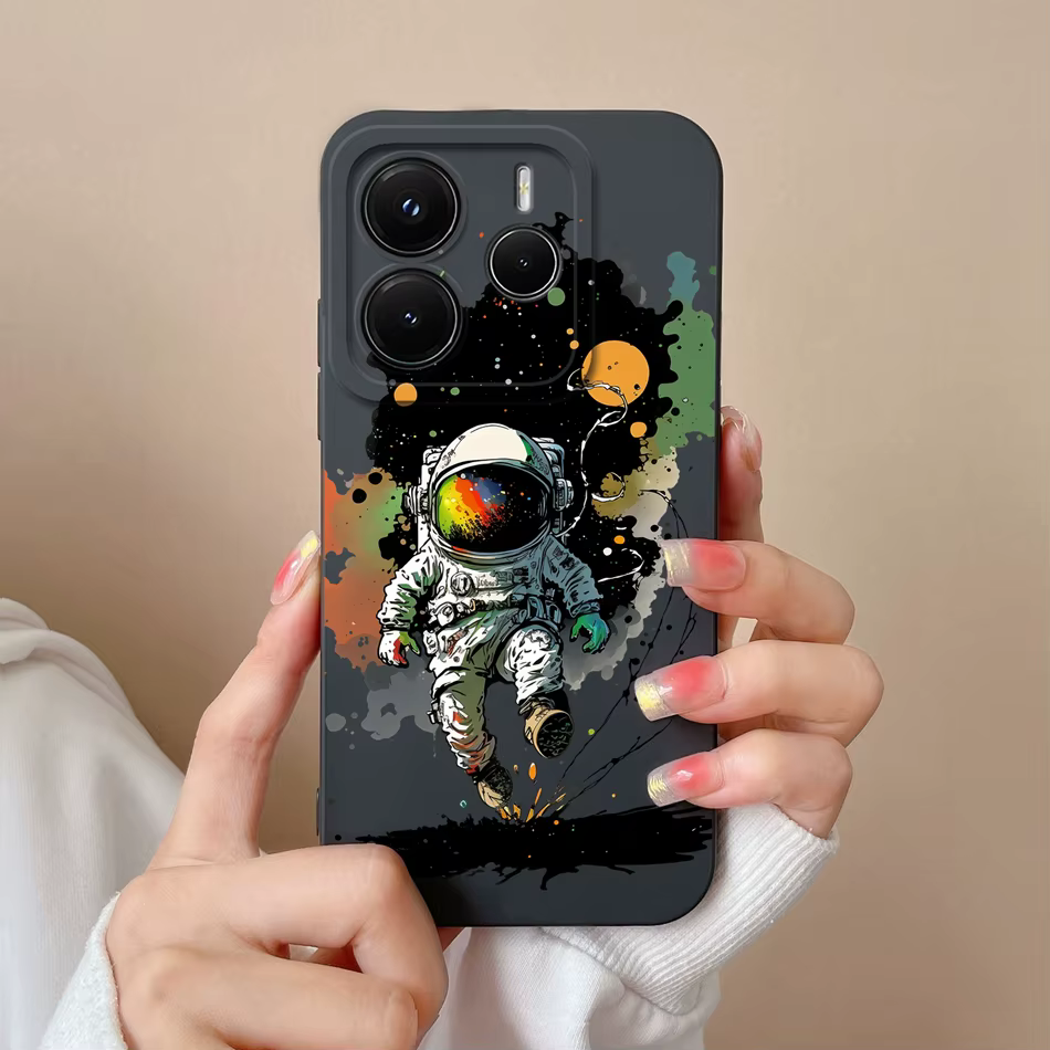 Detalle del diseño de dibujos animados de la funda para Xiaomi Redmi Note 14 Pro Plus