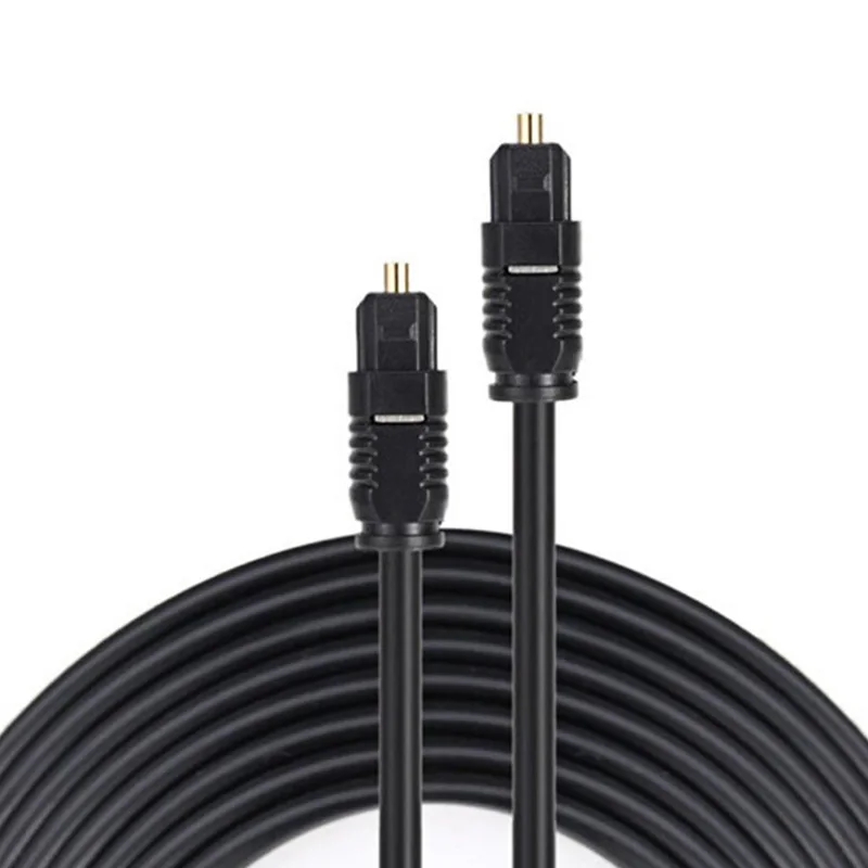 Cable TosLink con conectores chapados en oro
