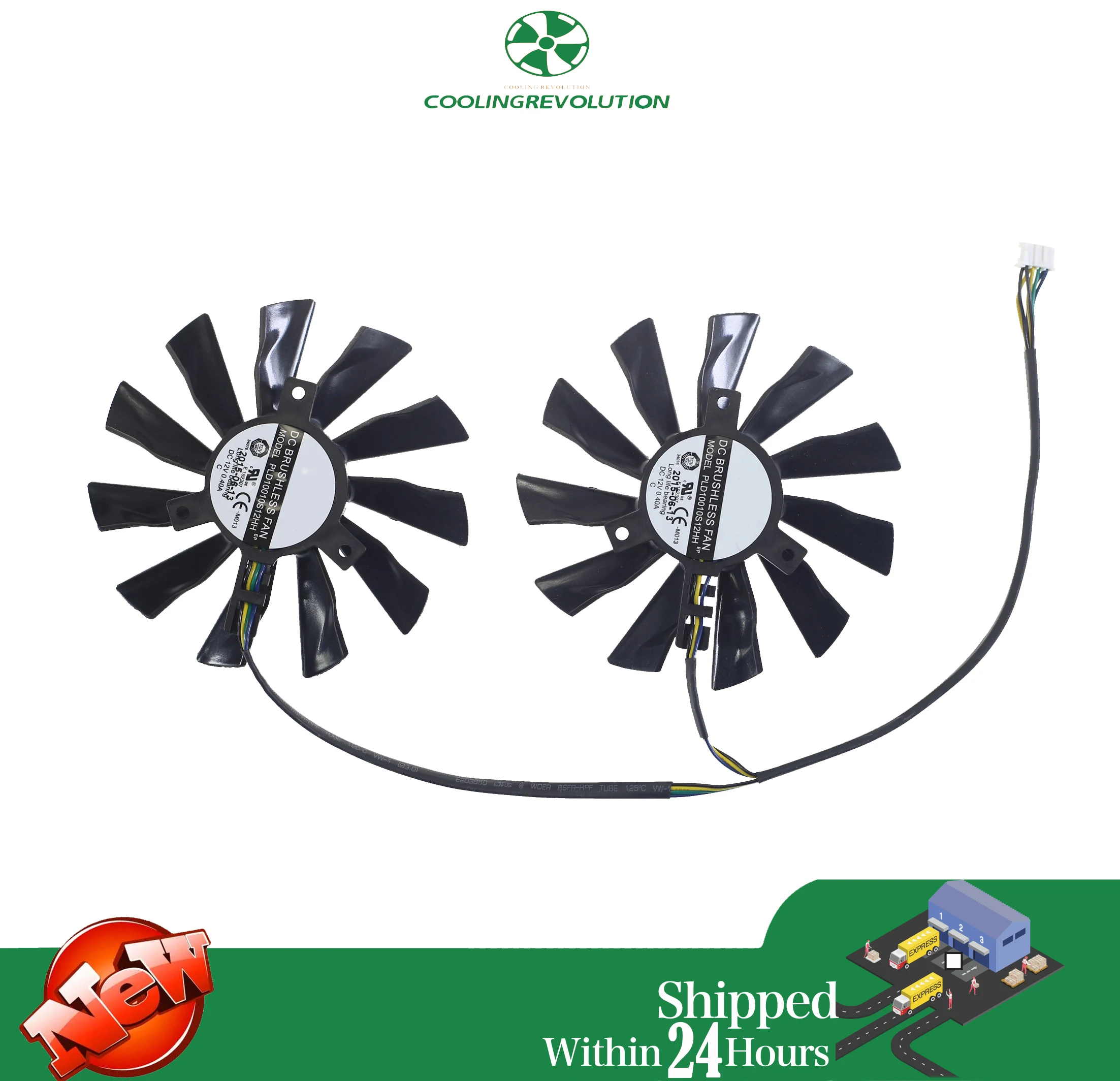 Ventilador COOLING REVOLUTION 95mm vista frontal