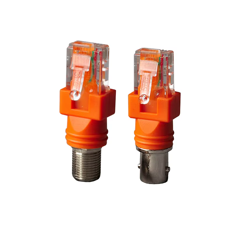 Adaptador BNC Hembra a RJ45 Macho – Convertidor RF Coaxial - imagen 4