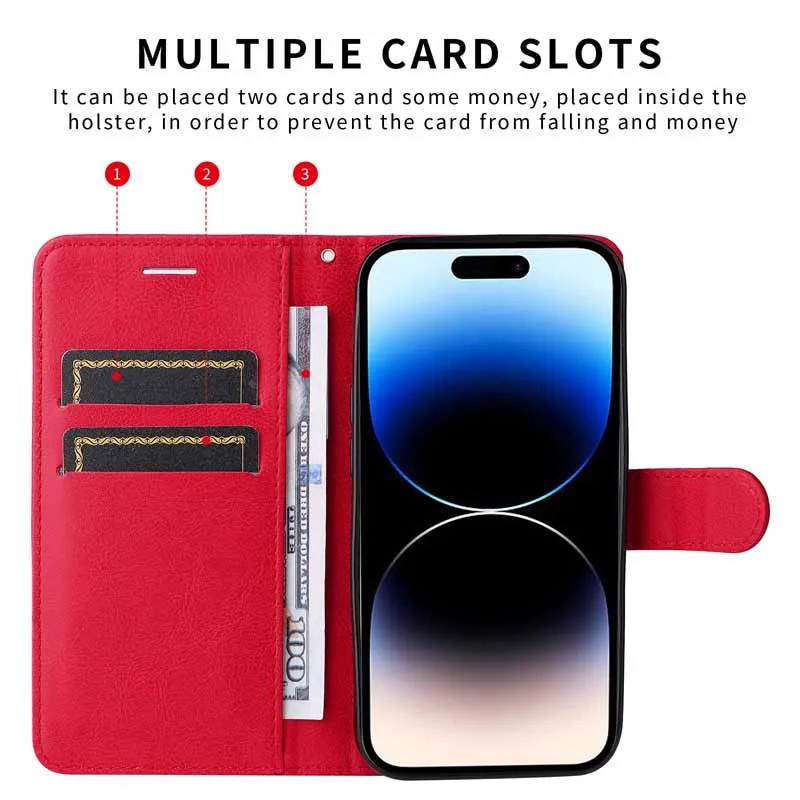 Funda con ranura para tarjetas y función soporte