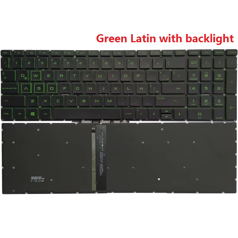 Teclado HP Pavilion vista superior
