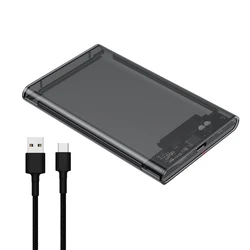 Caja Externa para HDD y SSD SATA de 2,5″ con USB-C