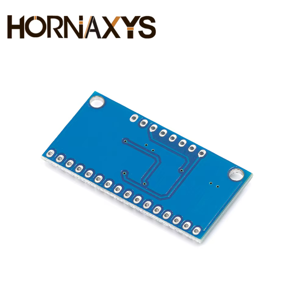 Vista superior del breakout CD74HC4067