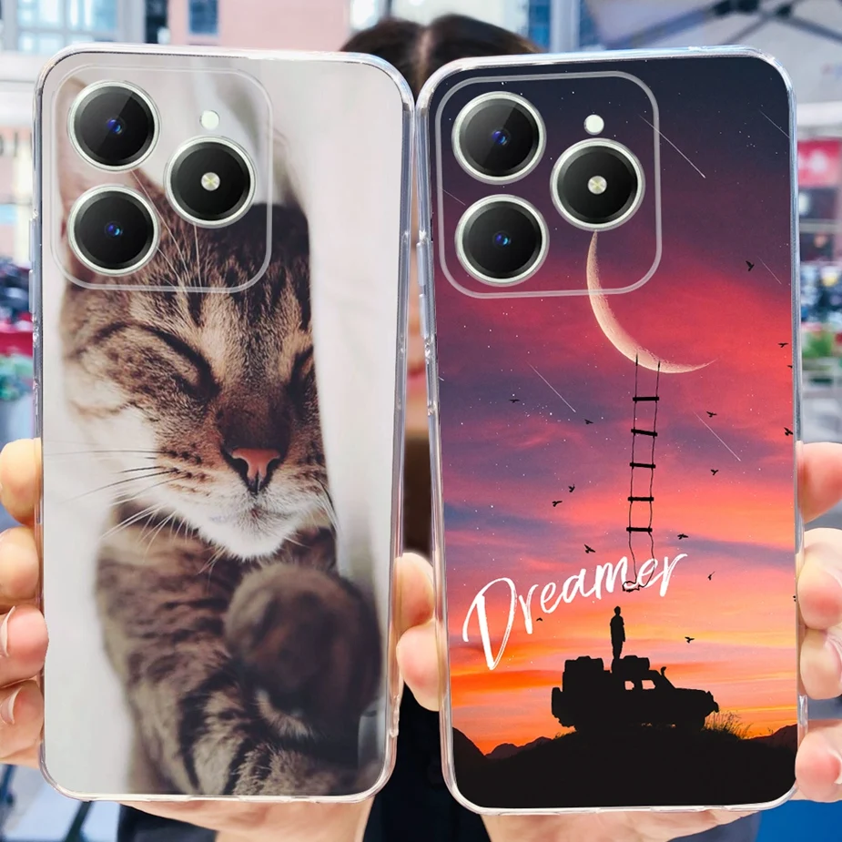 Funda Realme C63 Silicona – Diseño Floral Antigolpes - imagen 3