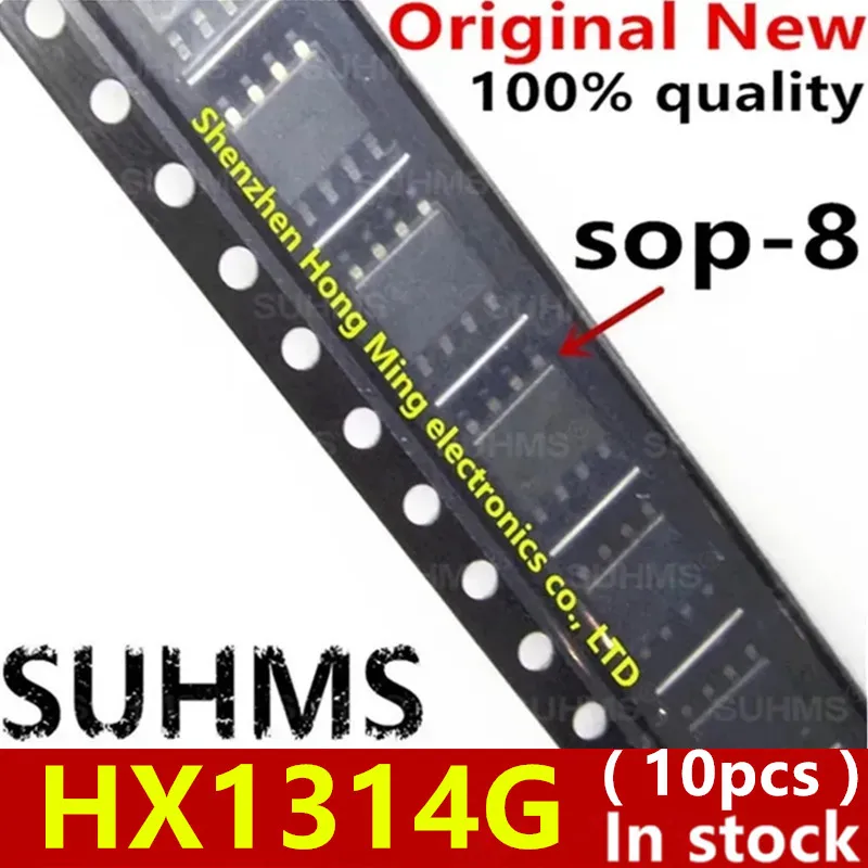 Chipset SOP-8 visto desde diferentes ángulos