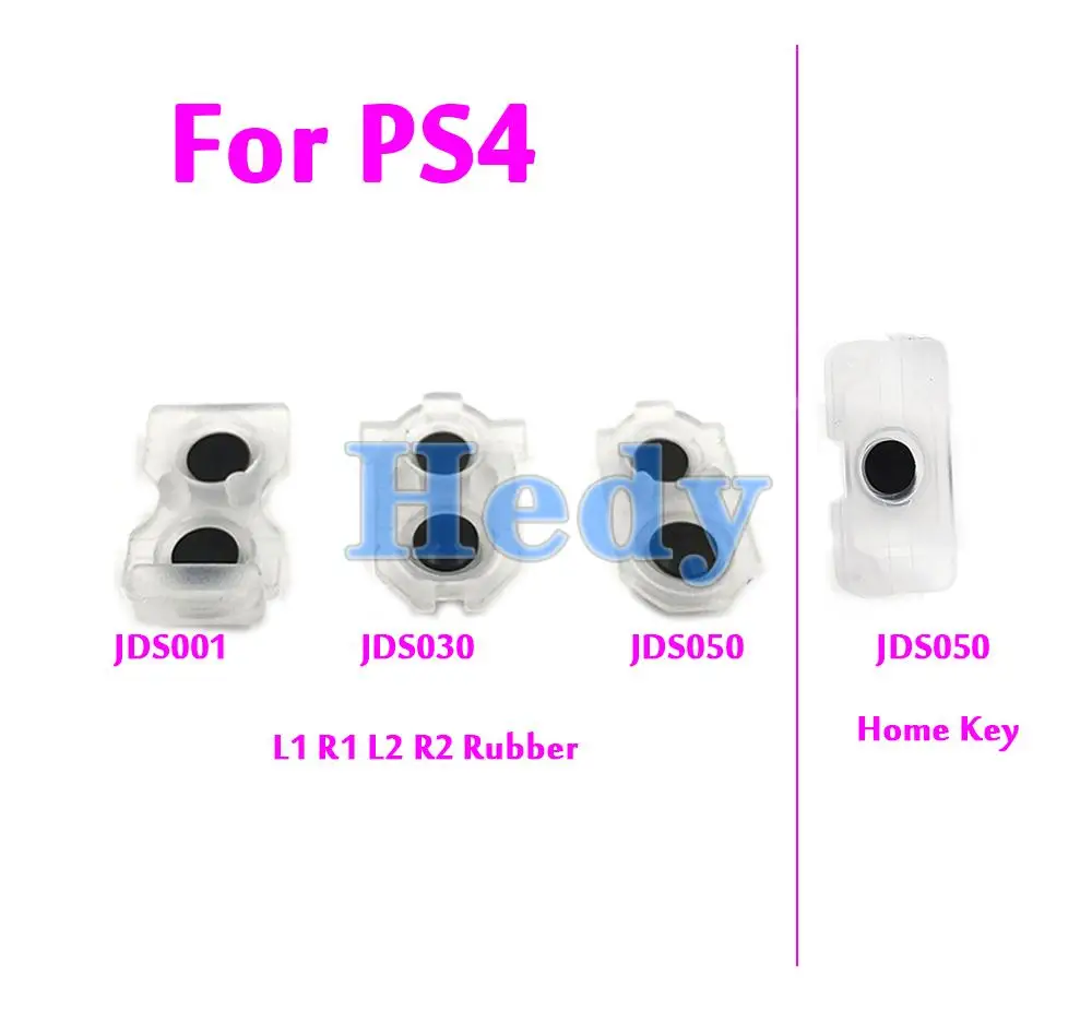Kit completo de botones de goma conductora para PS4