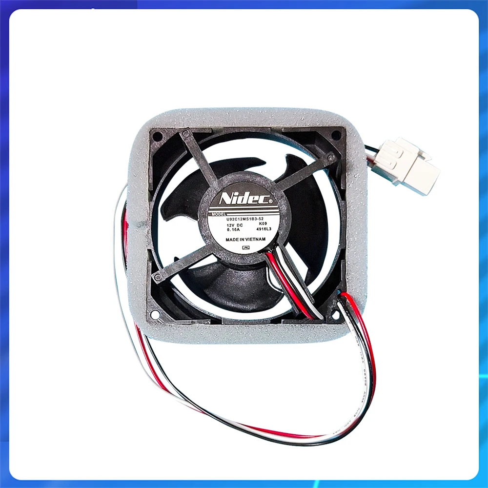 NIDEC Ventilador de refrigeracion 9 cm para frigorifico 12 V