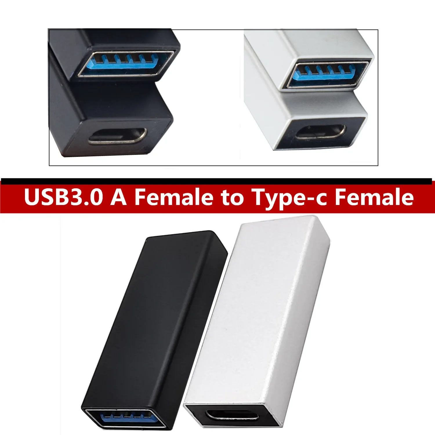Adaptador USB-C Hembra a USB-A 3.0 5 Gbps - imagen 3