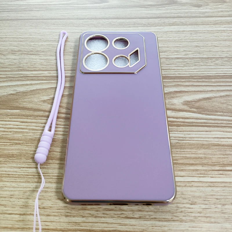 Funda Infinix GT 10 Pro – Carcasa Trasera Suave Cuadrada Lujo - imagen 3