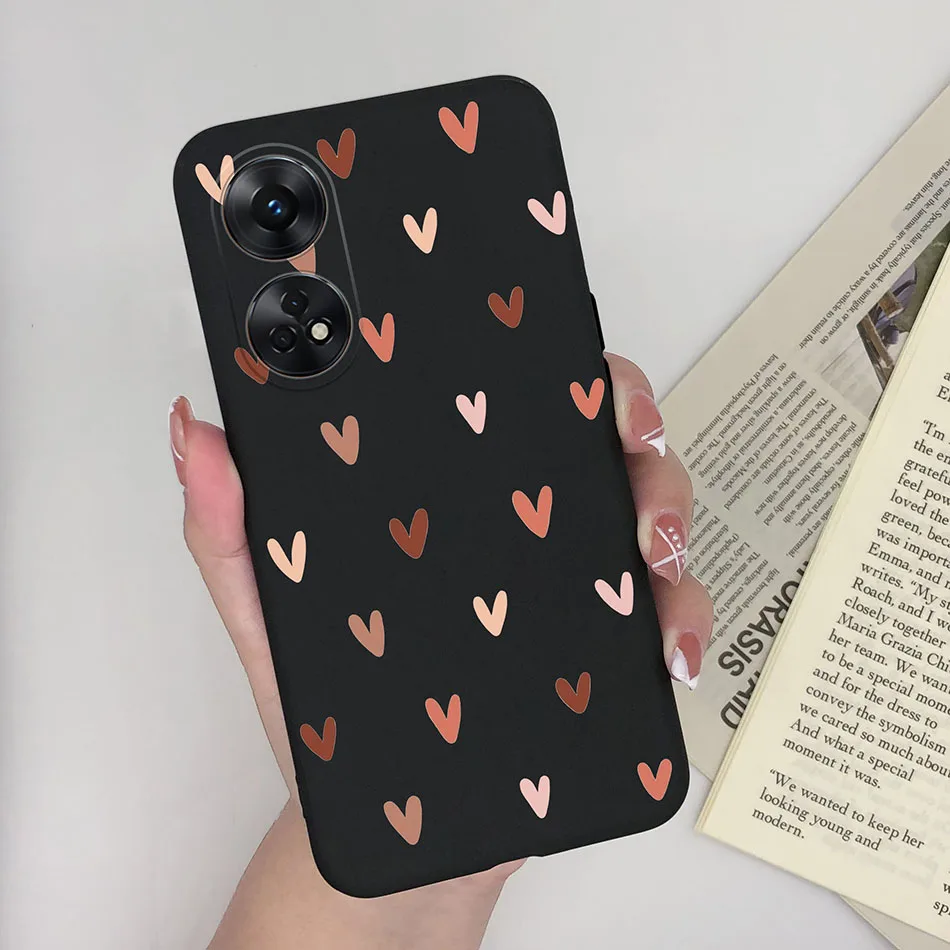 Vista trasera de la carcasa protectora para Oppo Reno 8T