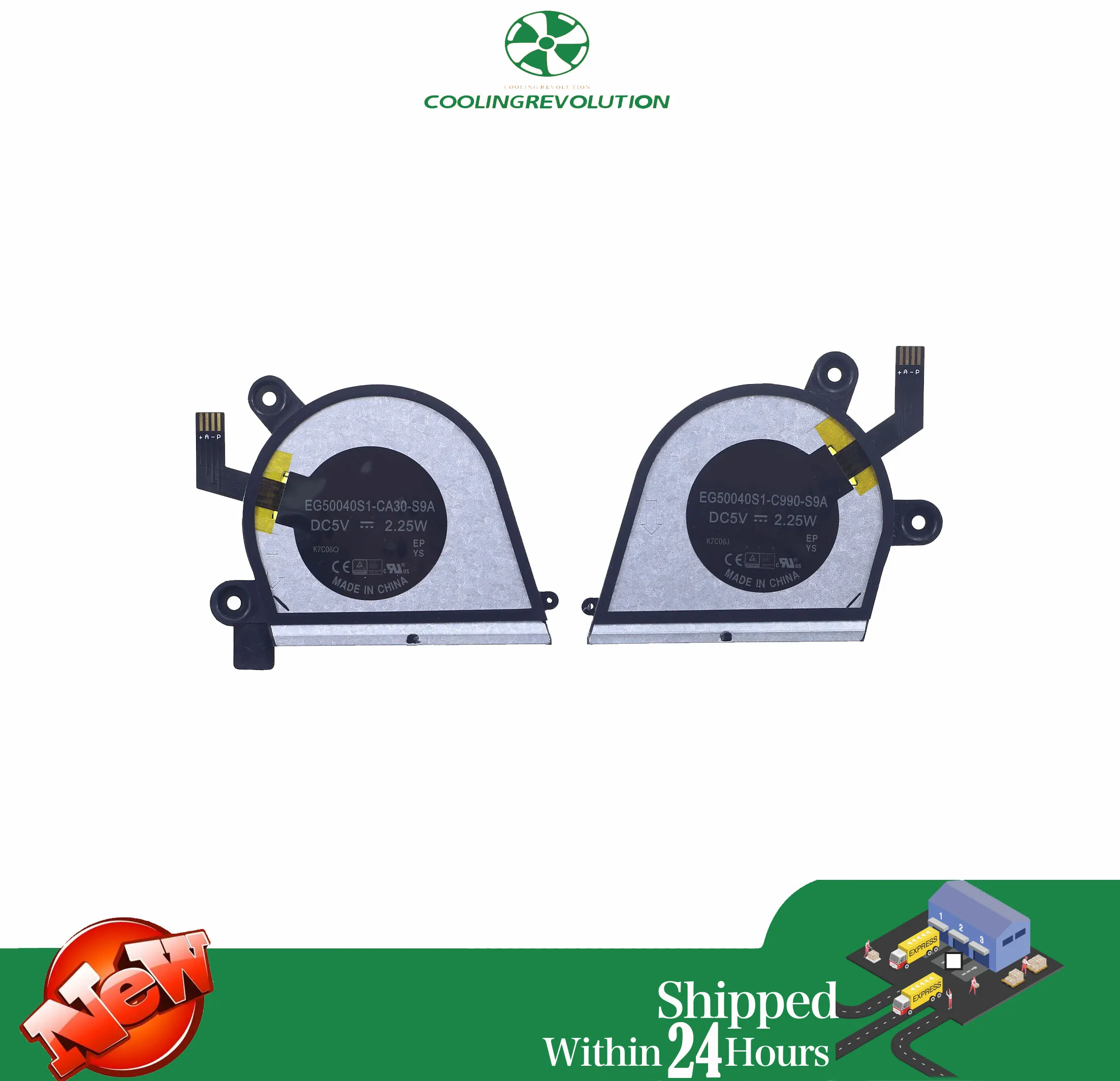 Vista del ventilador COOLING REVOLUTION