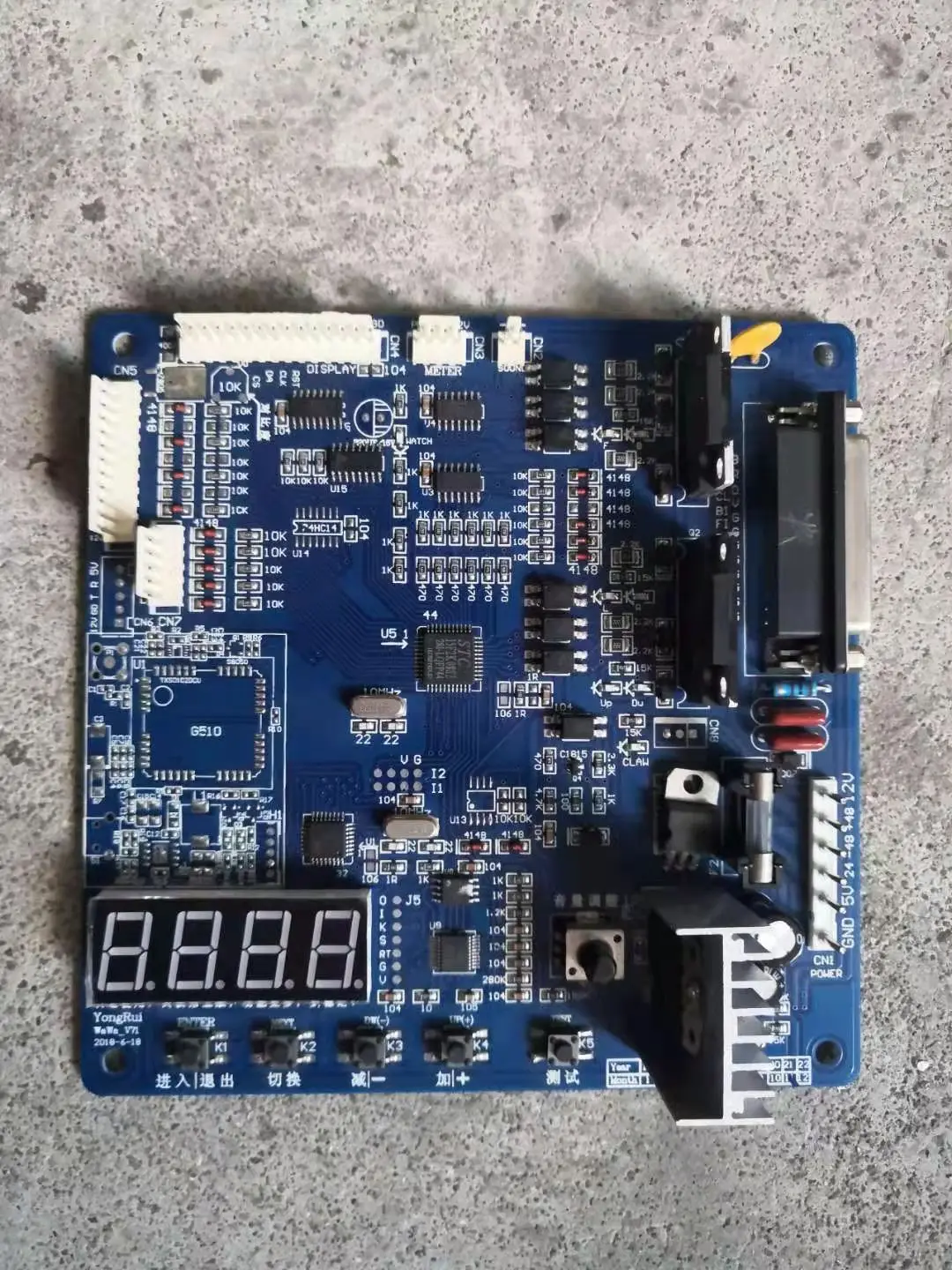 Placa base motherboard para máquina de grúa