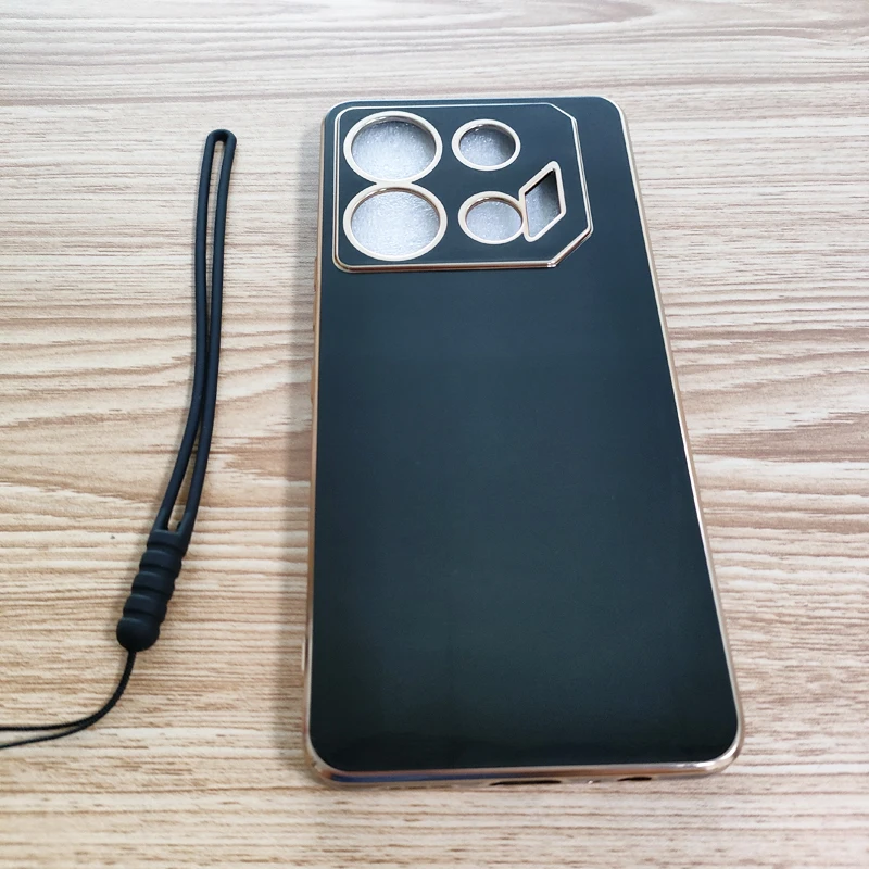 Funda Infinix GT 10 Pro – Carcasa Trasera Suave Cuadrada Lujo