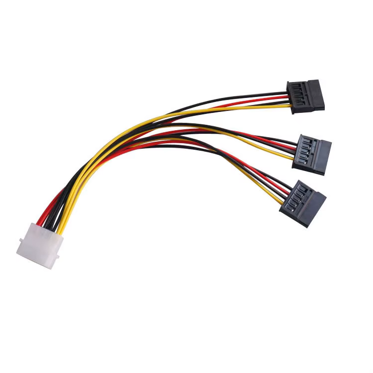 Detalle del conector Molex de 4 pines