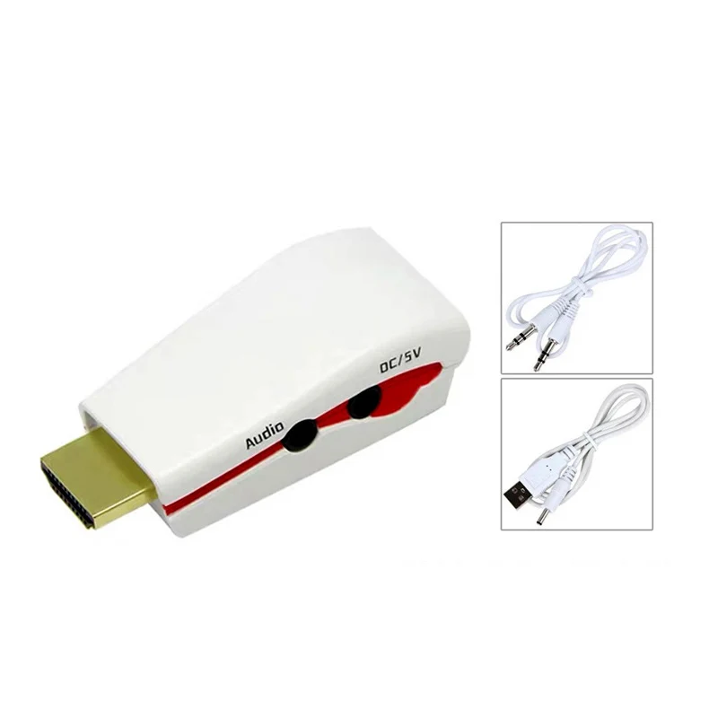 Adaptador HDMI a VGA para Portátil, Monitor y Proyector - imagen 5
