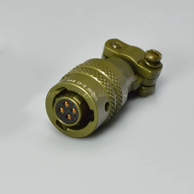 Conector de aviación MIL DTL serie 26482 de 4 pines