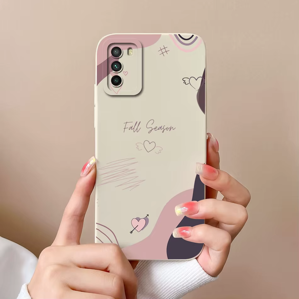 Funda Silicona Xiaomi Poco M3 Pro – Diseño Corazón Protección Cámara - imagen 2