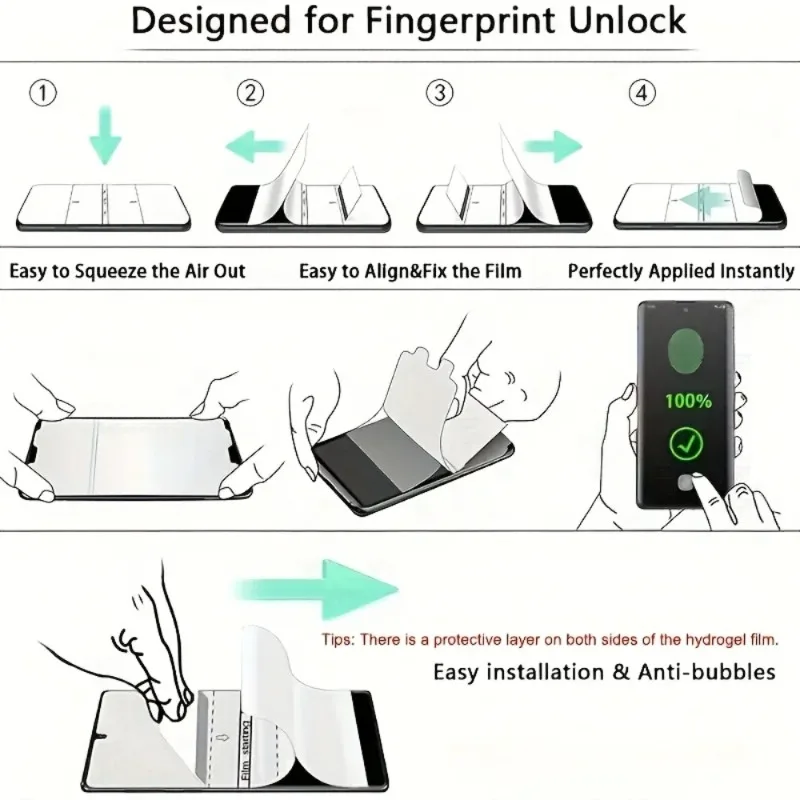 Protector pantalla hidrogel Huawei y Honor – Alta transparencia - imagen 3