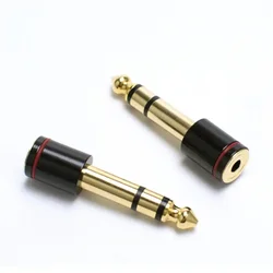 Adaptador Jack 6,5mm a 3,5mm Macho/Hembra para Auriculares y Micrófono