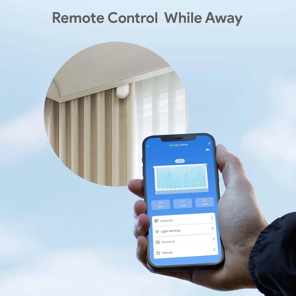Motor Cortina Inteligente Tuya Zigbee – Compatible Alexa Google Siri - imagen 5