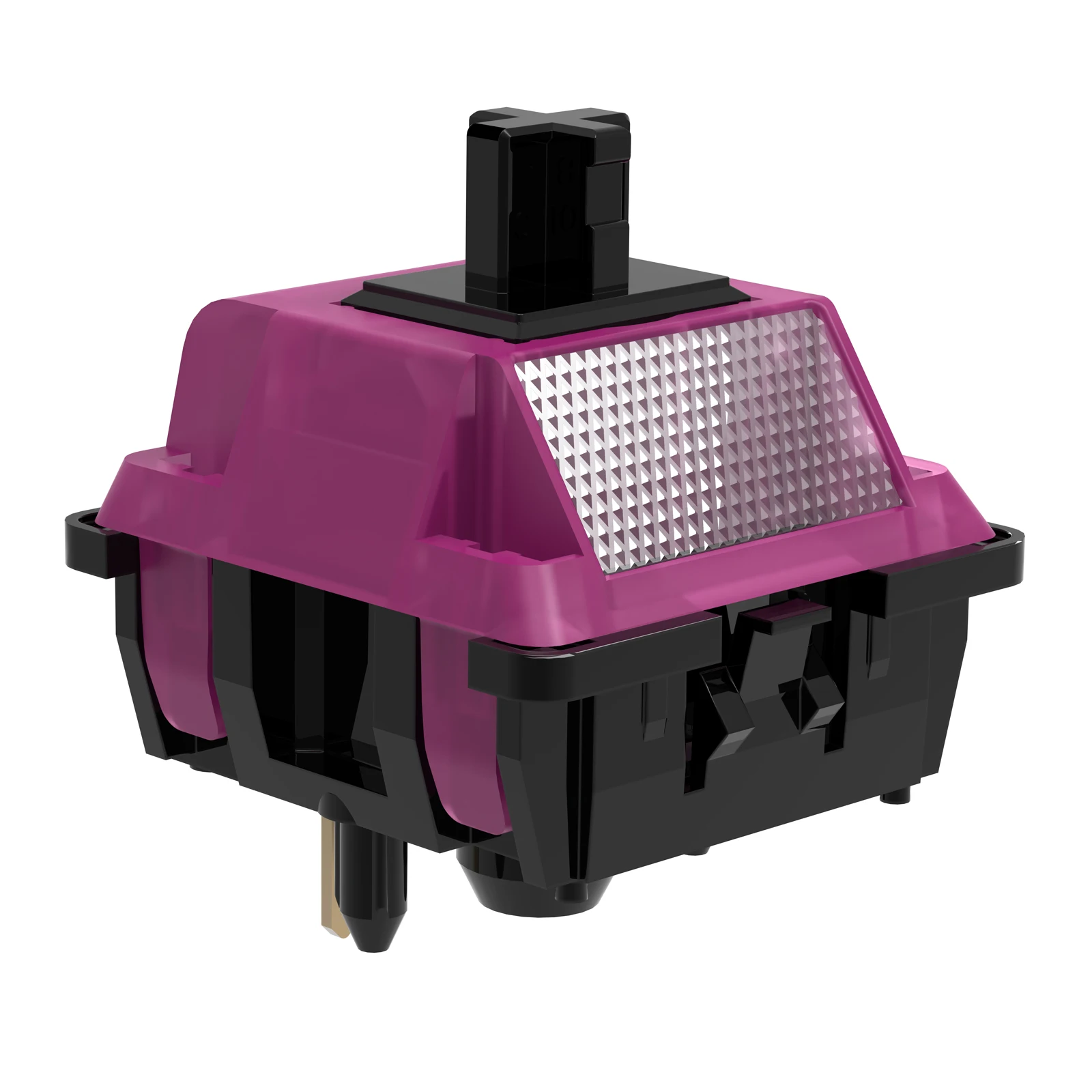DUROCK Loto Negro Interruptores Mecánicos Lineales RGB MX con Difusor - imagen 2