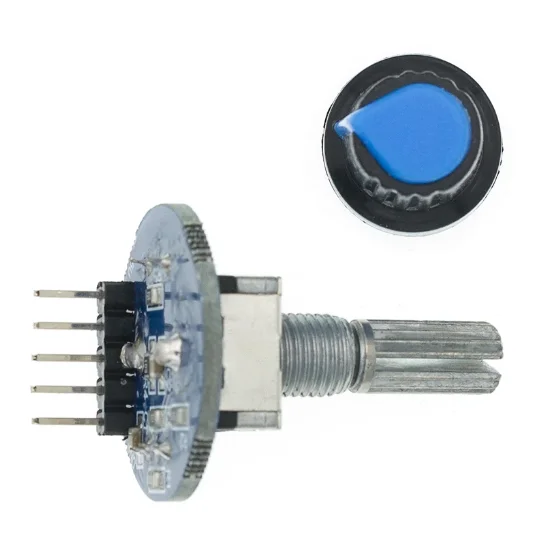 Codificador Rotativo EC11 para Arduino – Módulo Encoder con Perilla - imagen 2